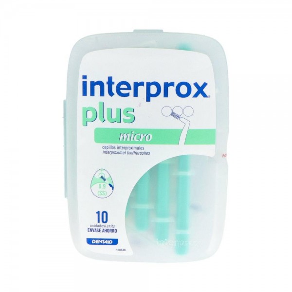 CEPILLO INTERDENTAL INTERPROX PLUS MICRO ANGU TURQUESA 10 U