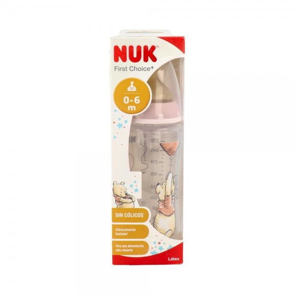 BIBERON NUK PP FC DISNEY L 1M 300 ML 1U