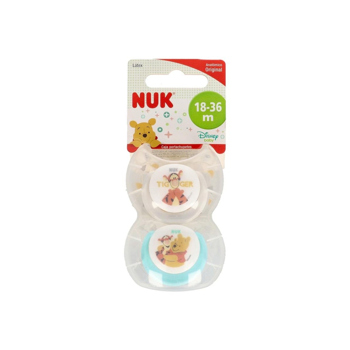 CHUPETE NUK T3 NOC LATEX DISNEY 2U