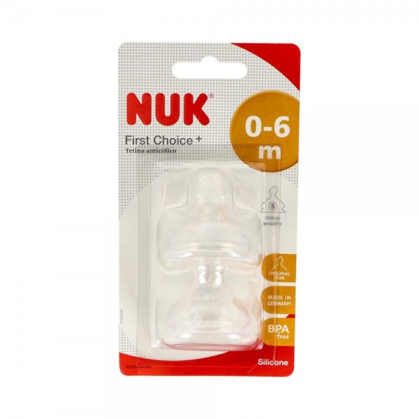 Tetina Nuk Ancha Fc T1 0-6M Sil S Agua 2U