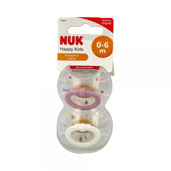 CHUPETE NUK T1 DIA BLISTER SURT 2 U
