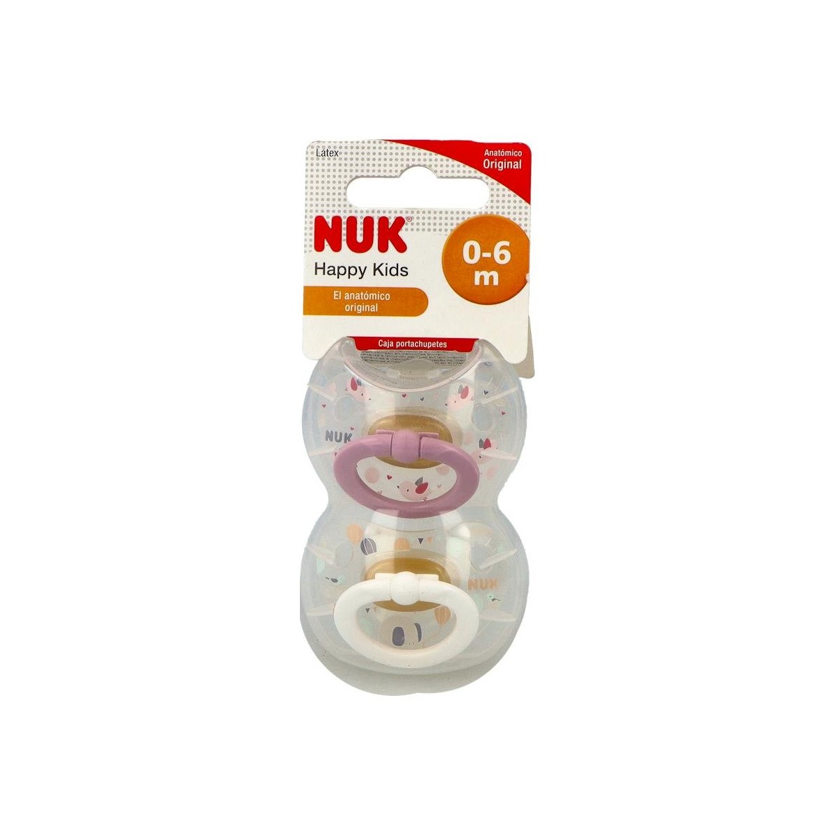 CHUPETE NUK T1 DIA BLISTER SURT 2 U