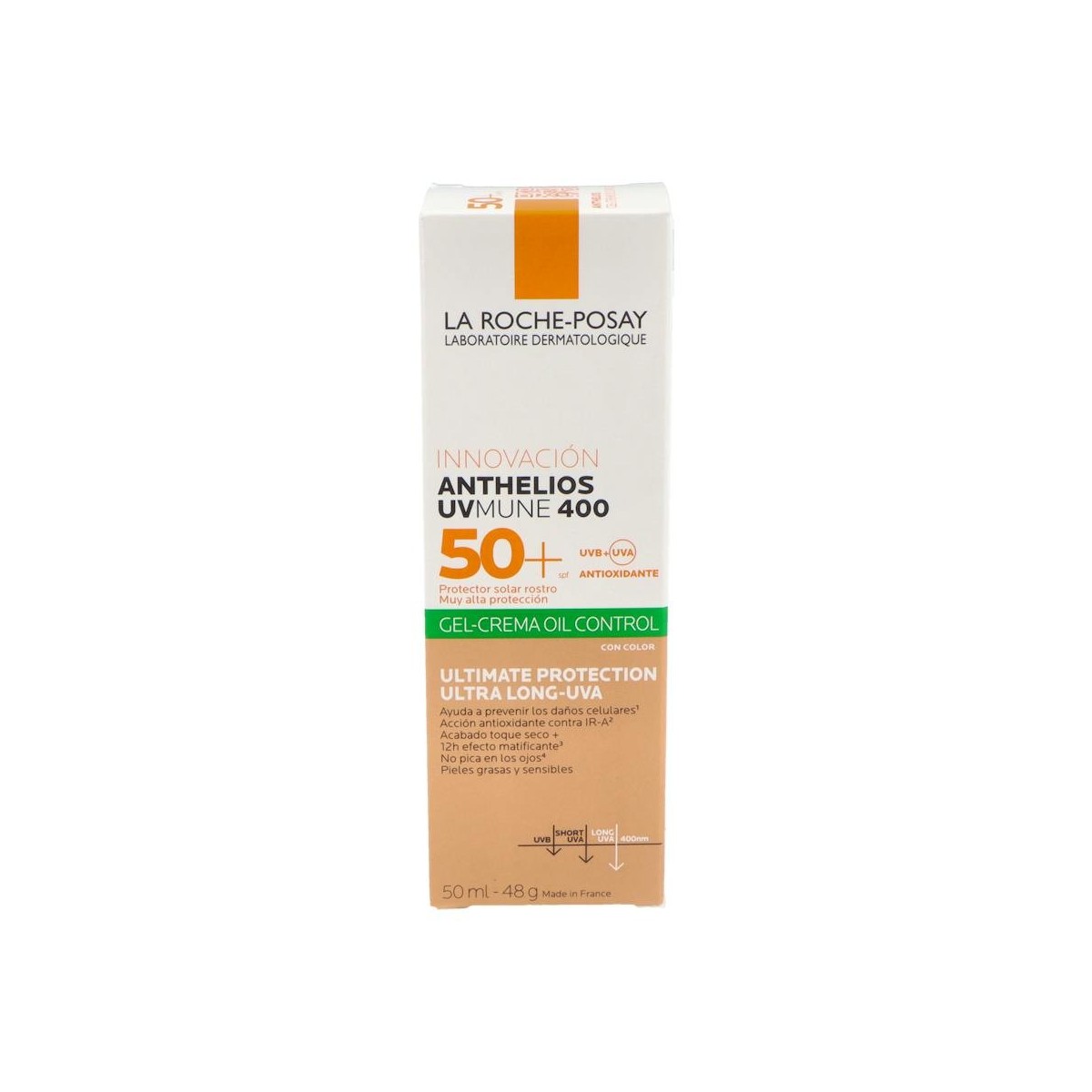 ANTHELIOS XL 50+ GEL/CR TOQUE SECO COLOR 50 ML