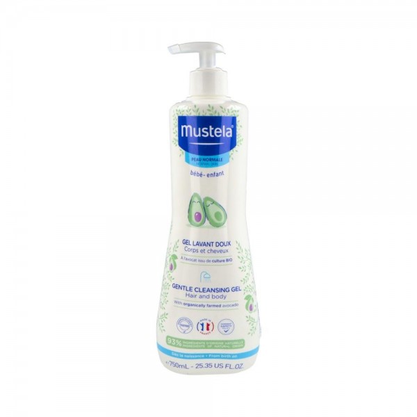 Mustela Bebe Gel Baño Suave 750 Ml