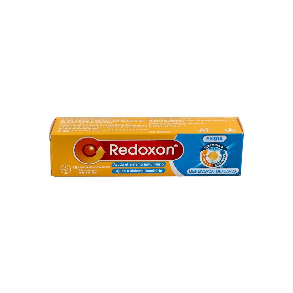 Redoxon Extra Defensas Vit C + Zinc 15 Comp...