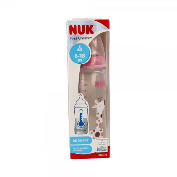 BIBERON NUK FC+ PP SILICONA 2XL 360 ML