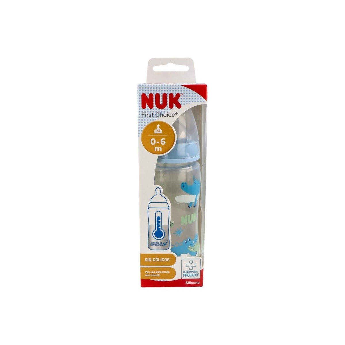 BIBERON NUK FC+ PP SILICONA 1M 300 ML