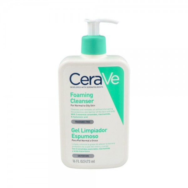 CERAVE LIMPIADOR ESPUMOSO 473 ML