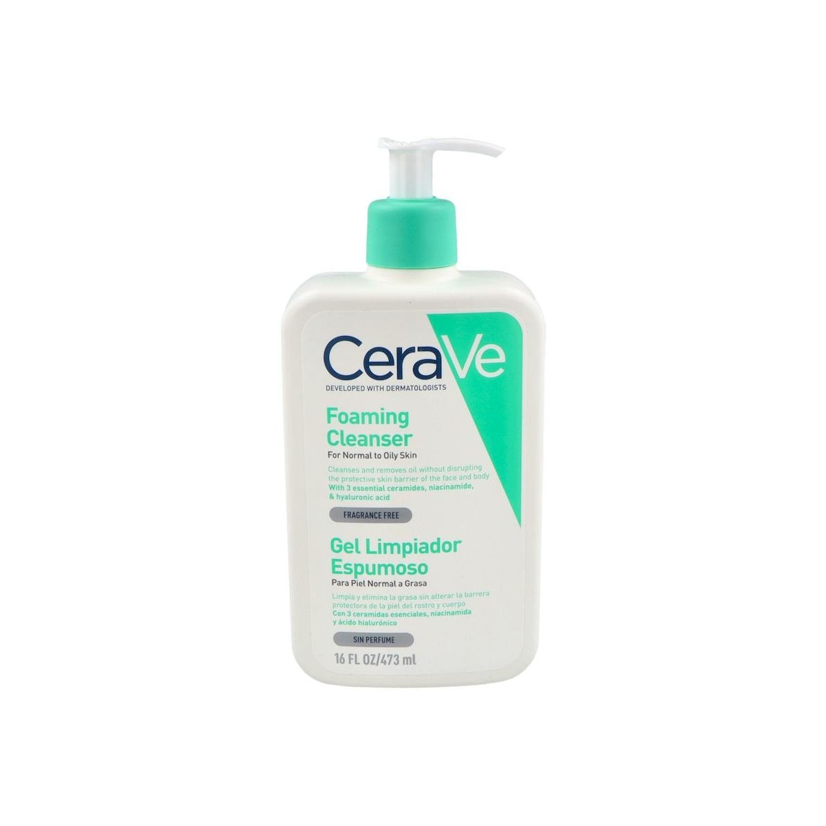 CERAVE LIMPIADOR ESPUMOSO 473 ML