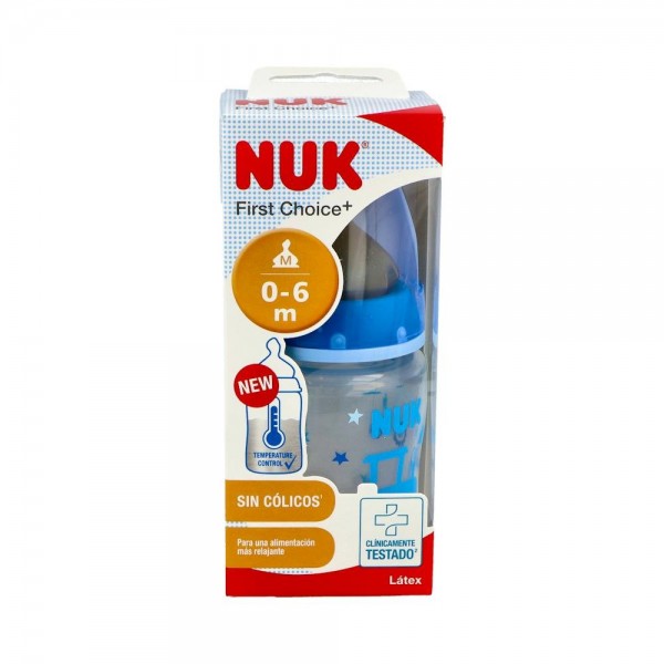 BIBERON NUK PP 0-6 M LATEX 150 ML