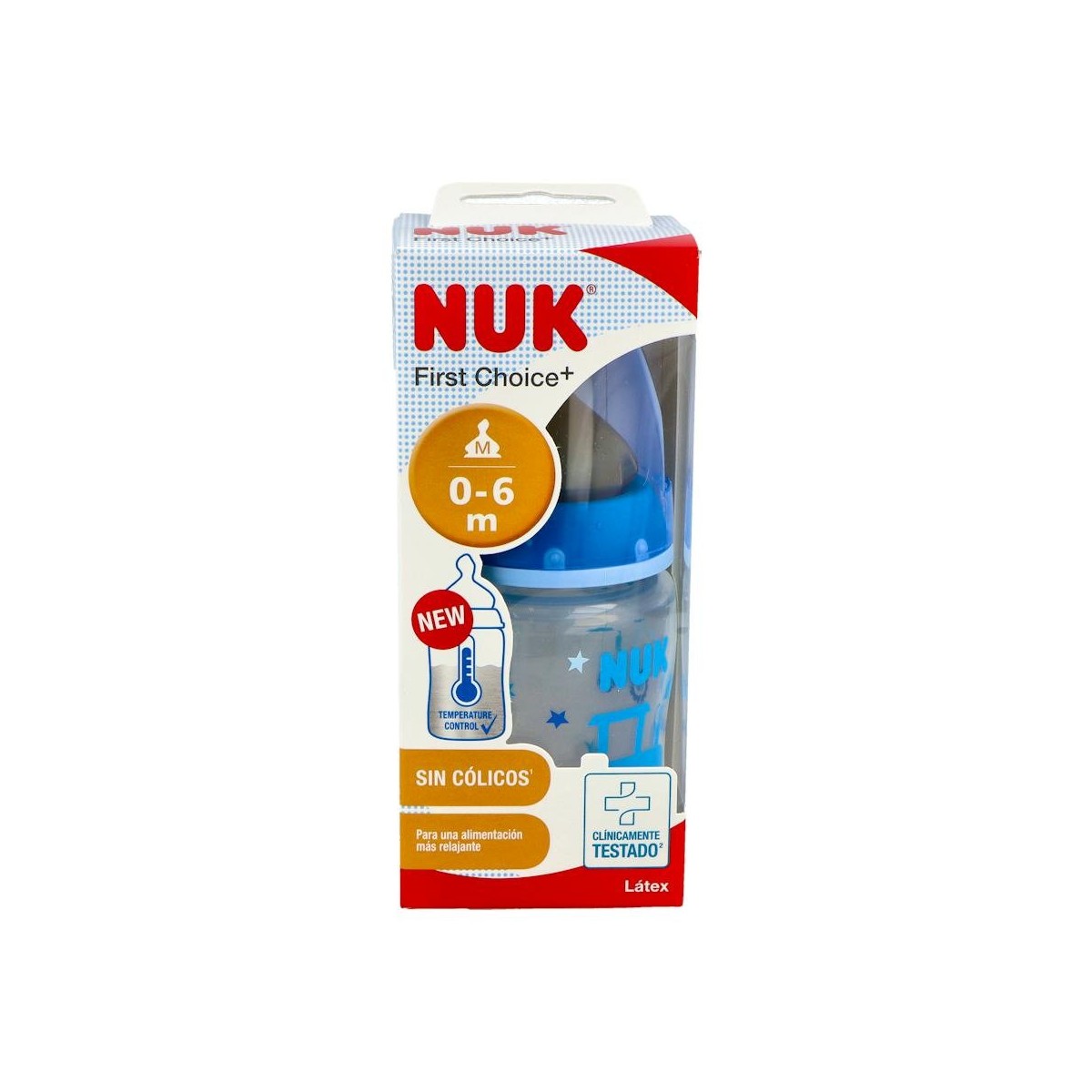 BIBERON NUK PP 0-6 M LATEX 150 ML