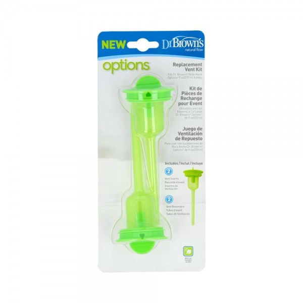 Kit Dr Brown'S Valvula Y Tubo Ventilacion B.Ancha
