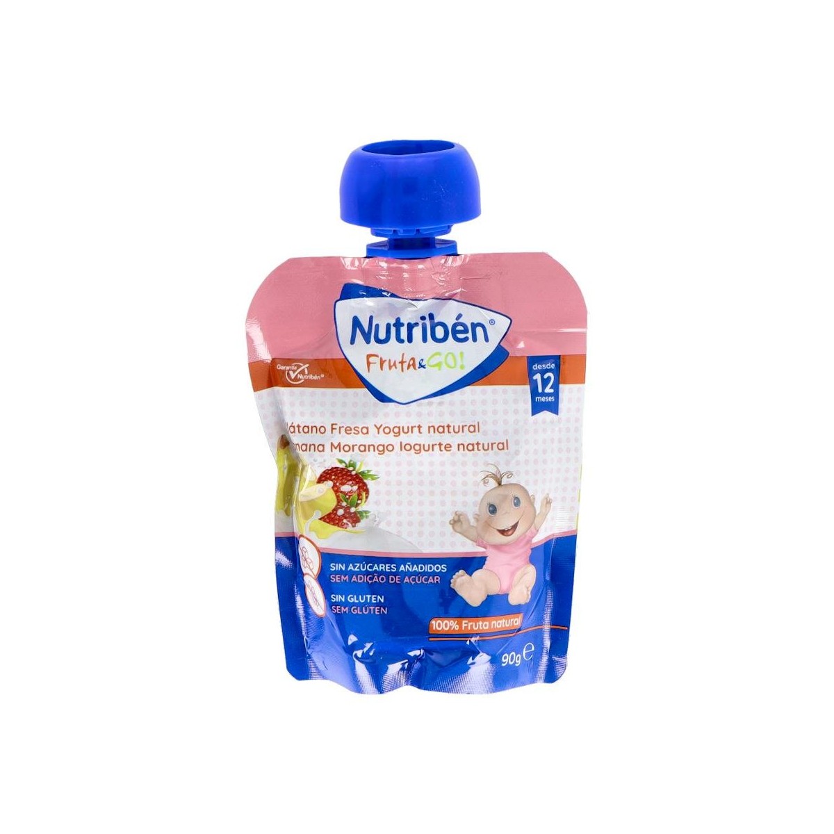 Nutriben Fruta And Go Platano-Fresa-Yogurt...