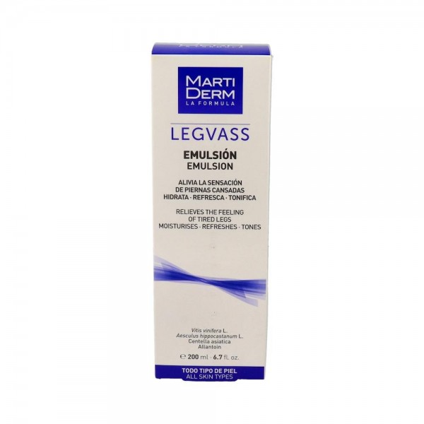 Martiderm Legvass Hidro Descans Piernas Emulsion 200 Ml