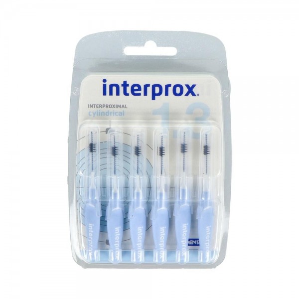 CEPILLO INTERDENTAL INTERPROX 4G CILINDR RECTO AZUL CLA 6 U