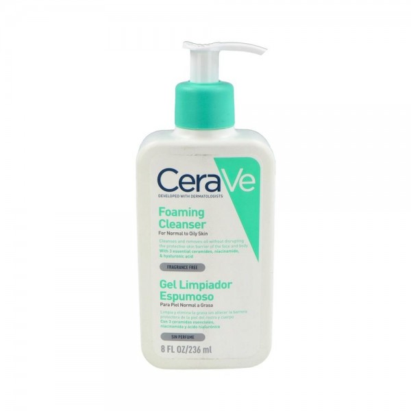 CERAVE LIMPIADOR ESPUMOSO 236ML