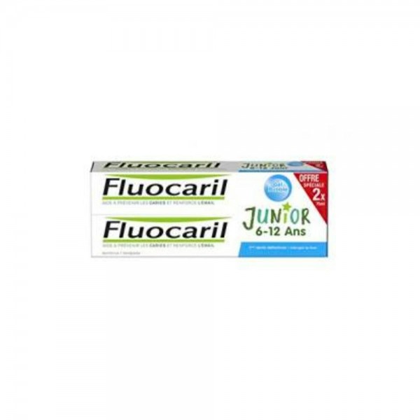 FLUOCARIL JUNIOR GEL BUBBLE 6-12 AÑOS 2X75 ML