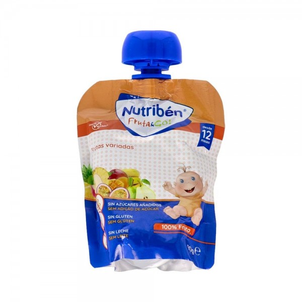 Nutriben Fruta And Go Frutas Variadas 90G