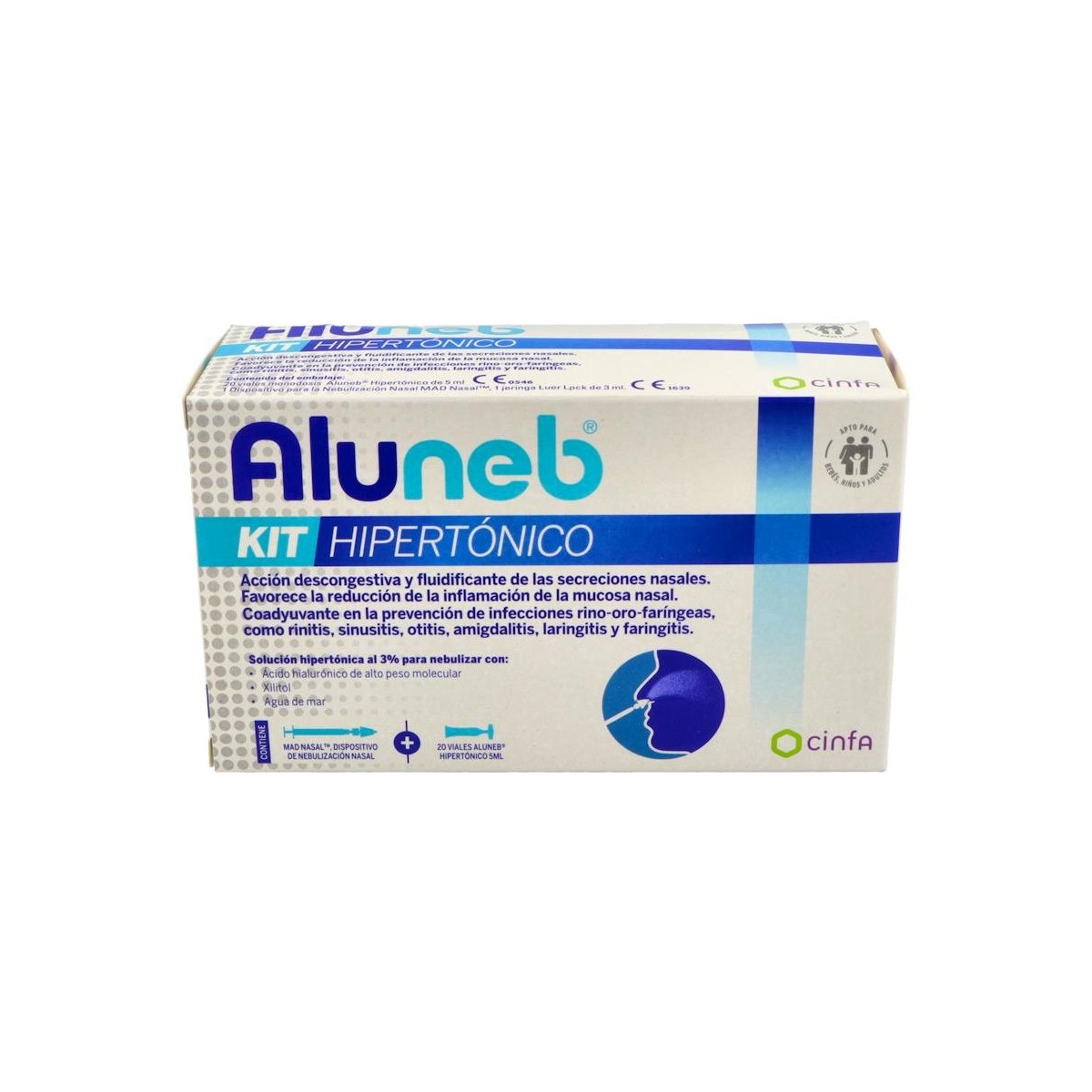 ALUNEB KIT HIPERTONICO 20 VIALES 5ML