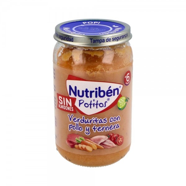 Nutriben Potito Pollo Ternera Verduritas 235 G +6 M