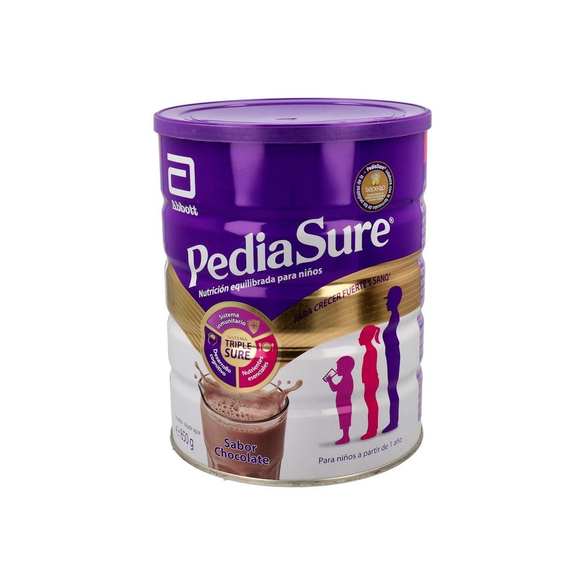 Pediasure Triplesure Chocolate 1 Lata 850 G F....