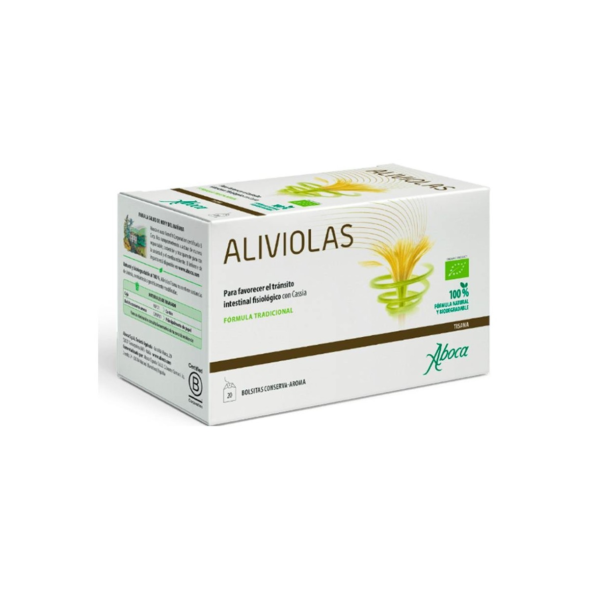 ALIVIOLAS VIO TISANA CAJA DE 20 BOLSITAS