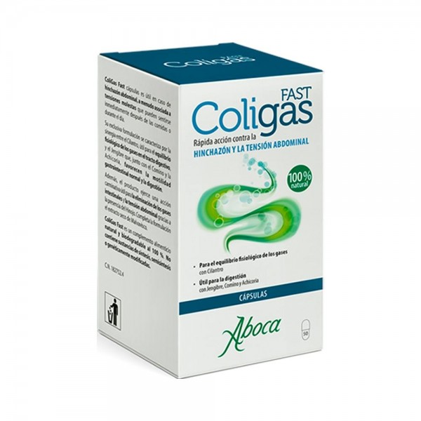 Coligas Fast Cápsulas - frasco de 50 cápsulas
