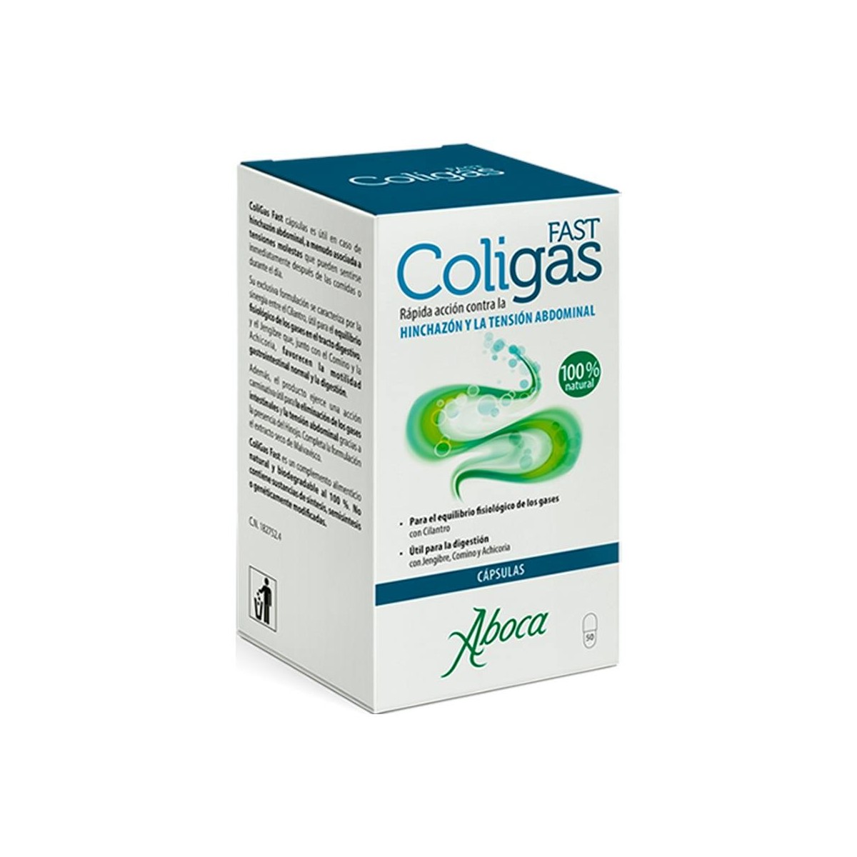 Coligas Fast Cápsulas - frasco de 50 cápsulas