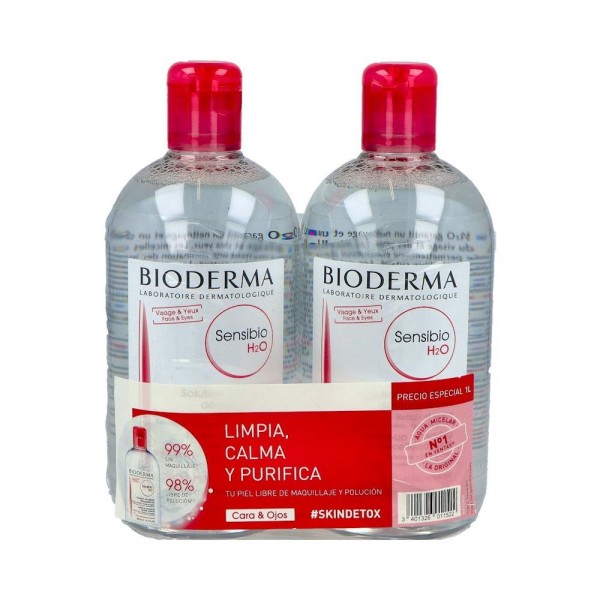 BIODERMA SENSIBIO H2O DUPLO 500+500 ML