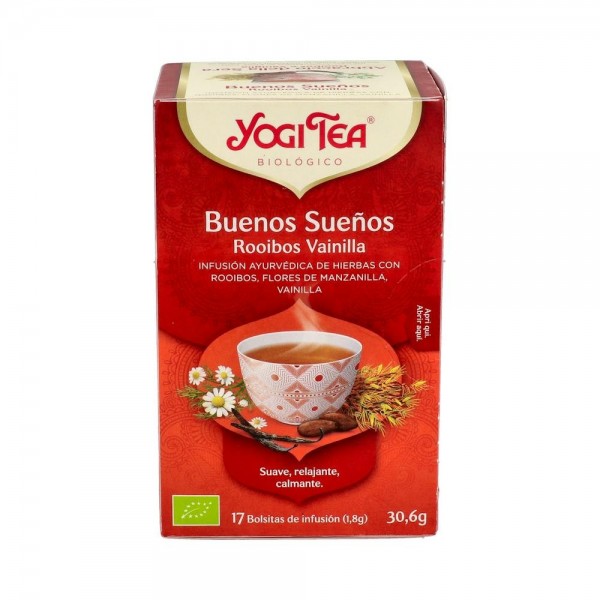 Yogi Tea Buenos Sueños Rooibos Vainilla 17 Sobres