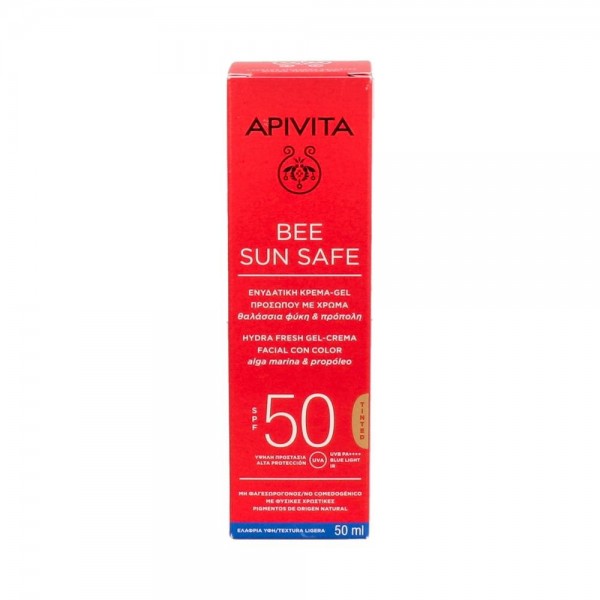 APIVITA HYDRA FRESH GEL-CREMA SPF50 CON COLOR 50 ML...