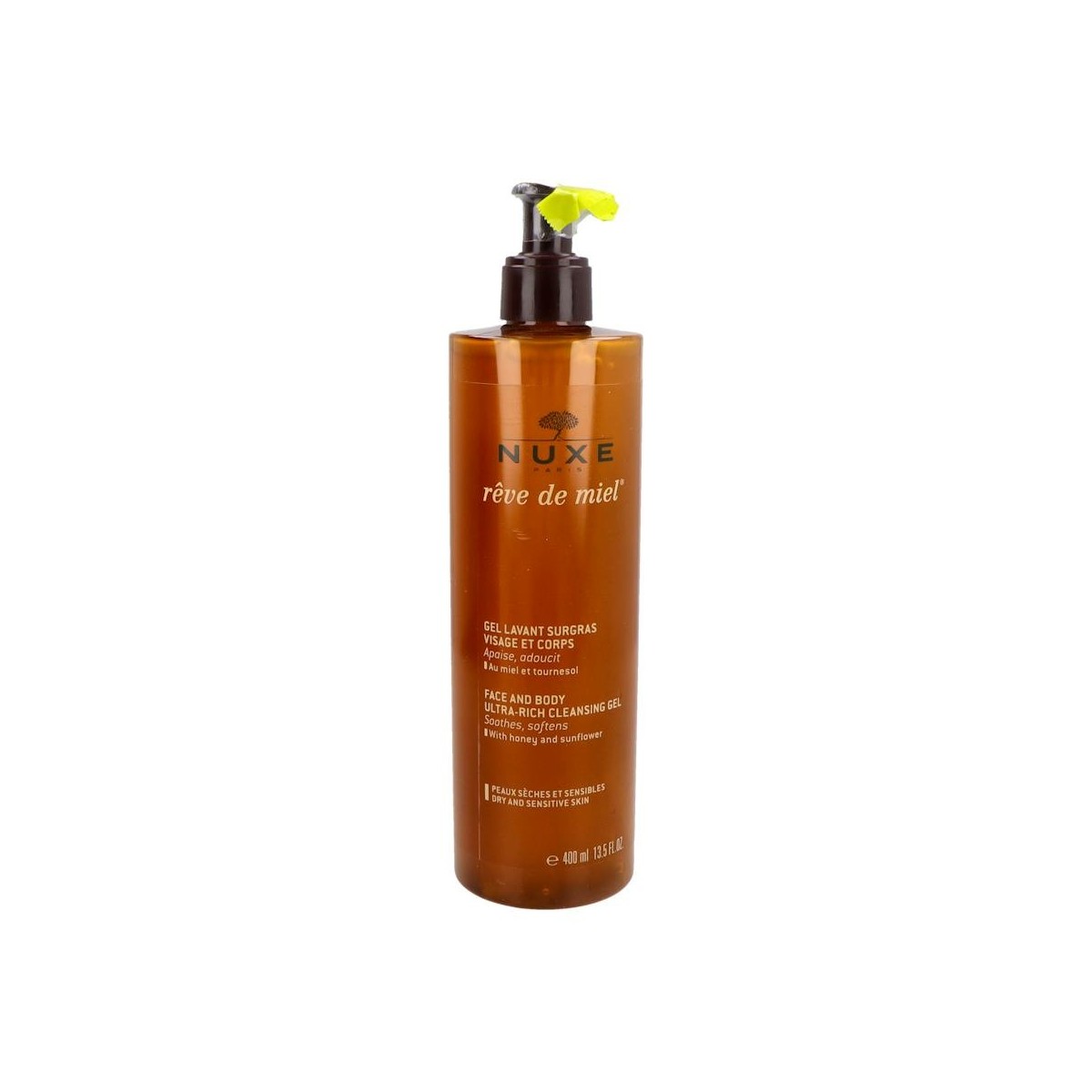 Nuxe Reve De Miel Gel Limpiador Cara-Cuerpo 400 Ml