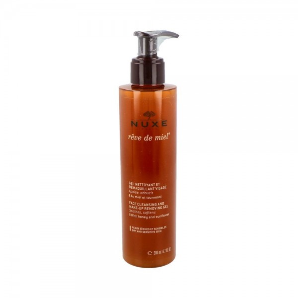Nuxe Reve De Miel Gel Limpiador-Desmaquillante 200 Ml