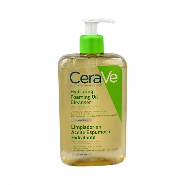 CERAVE LIMPIADOR ACEITE ESPUMOSO HIDRATANTE 473 ML